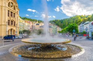 Terminální pramen Vřídlo Karlovy Vary