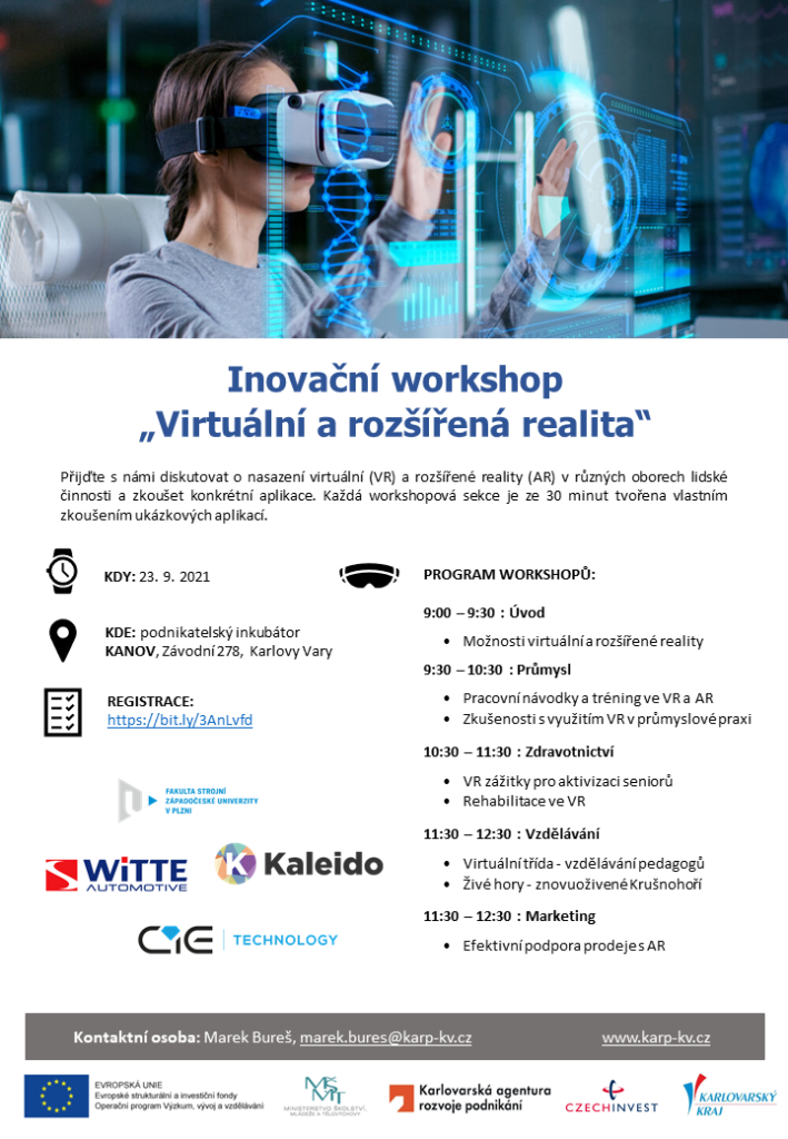 Inovační workshop - Virtuální a rozšířená realita