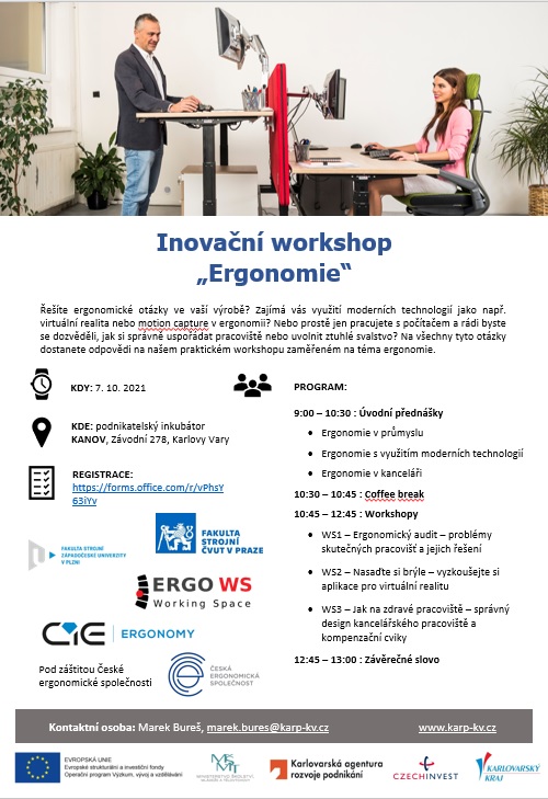 Inovační workshop Ergonomie