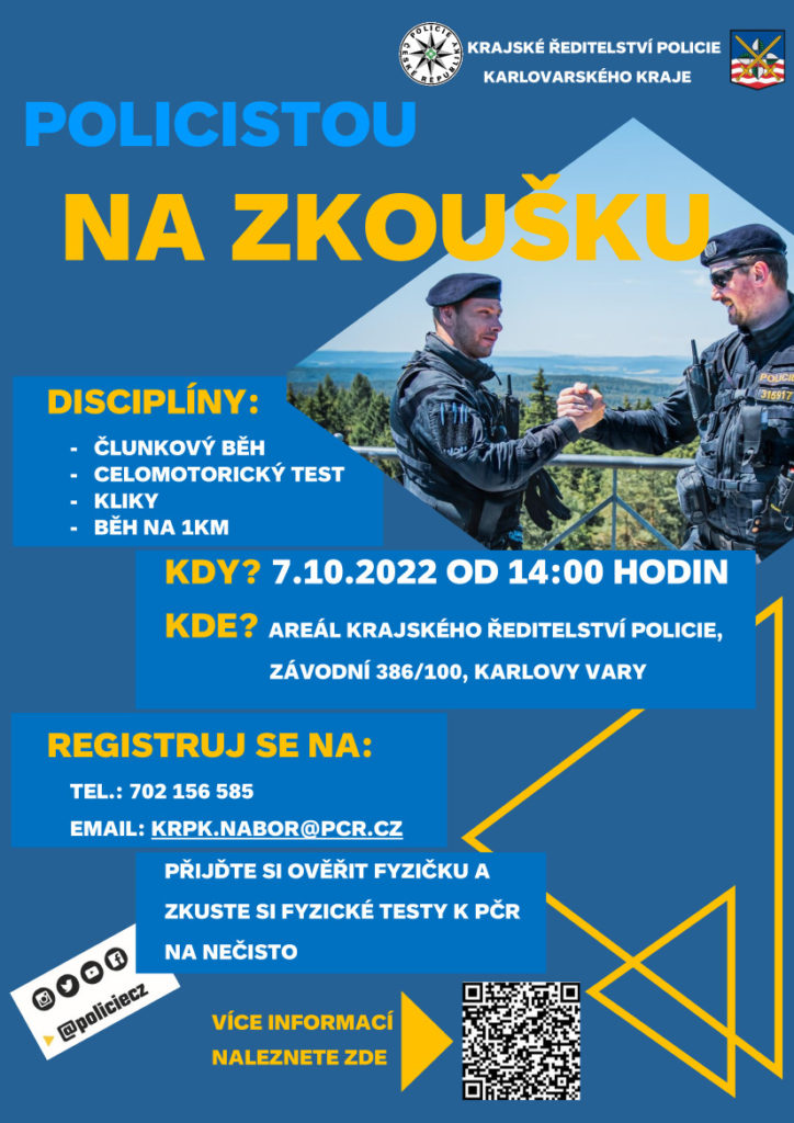 Policistou na zkoušku 2022